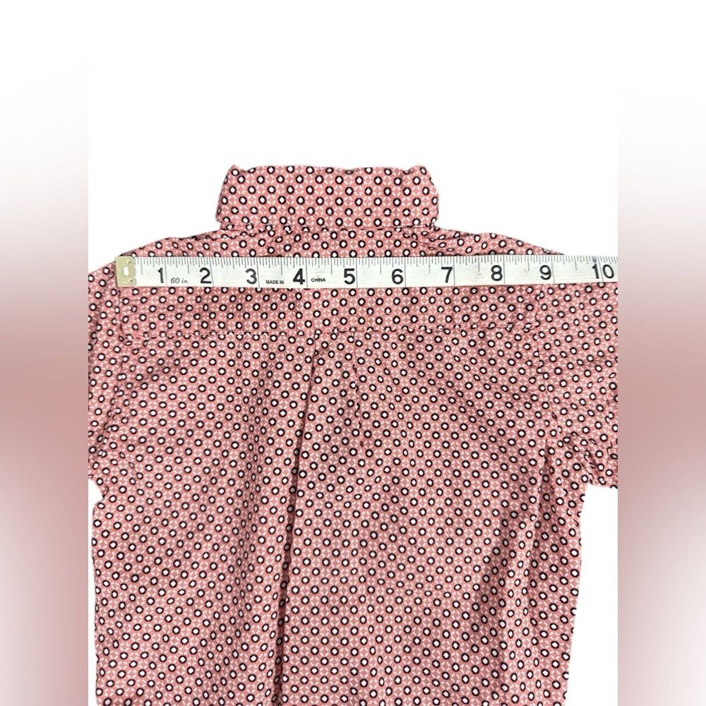 Ben Sherman Baby Boy Romper Bow Tie Geometric Print Red Blue 6-9 Months Dressy - Picture 8 of 10